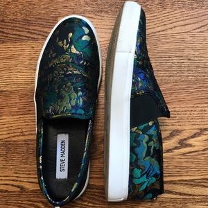 Steve Madden Metallic Multi-Colored Loafers
